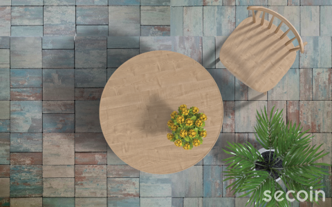 Gạch tự chèn loang màu: Sự kết hợp hoàn hảo giữa nghệ thuật từ sắc màu tự nhiên và chức năng